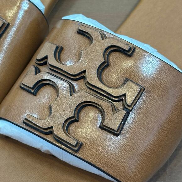 Tory Burch Women's Ines Single Band Slide Tan Sandals Size 5 - Picture 4 of 11